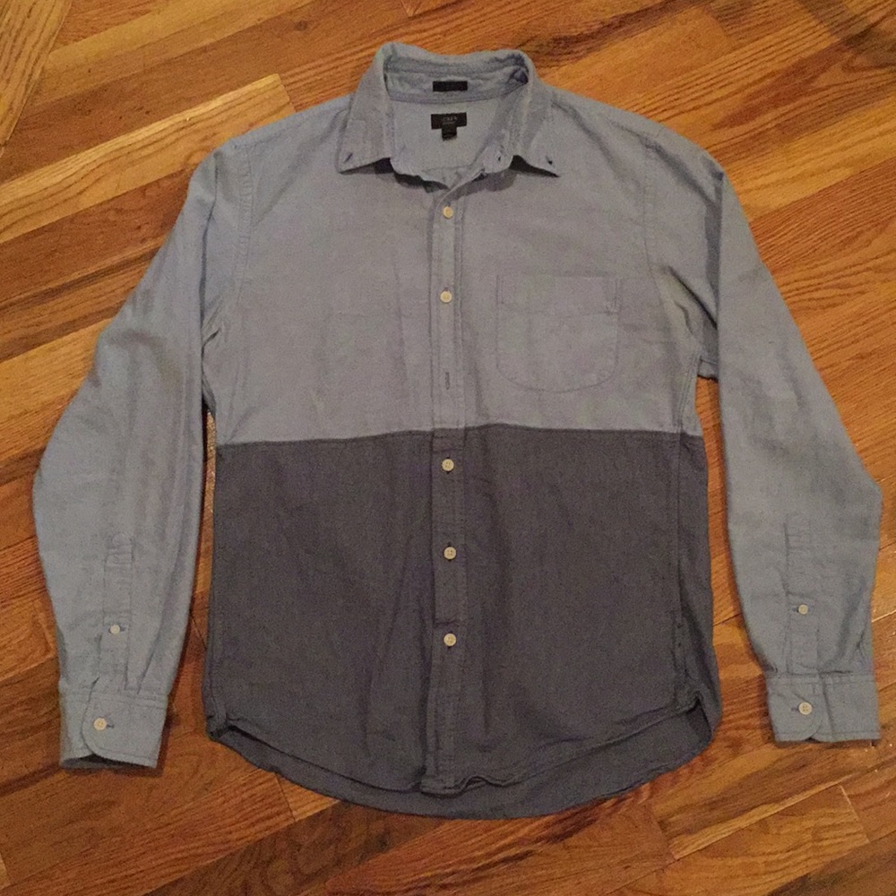 J Crew Two Tone Oxford